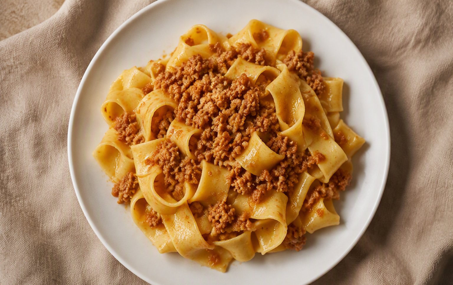 Pappardelle al ragù di cinghiale
